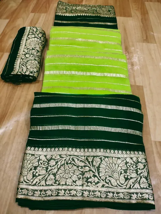 presents  Summer special saree

*beautiful color combination Saree for all ladies*

👉keep shopping  uploaded by Gotapatti manufacturer on 7/22/2023