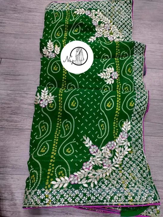 ❤️NSJ presents A beautiful most popular chundri saree

👉👉Raksha Bandhan, Sale🛍️🛍️

😍wedding Spe uploaded by Gotapatti manufacturer on 7/22/2023