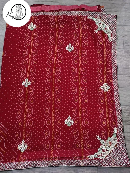 ❤️NSJ presents A beautiful most popular chundri saree

👉👉Raksha Bandhan, Sale🛍️🛍️

😍wedding Spe uploaded by Gotapatti manufacturer on 7/22/2023