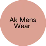 Business logo of AK mens wear