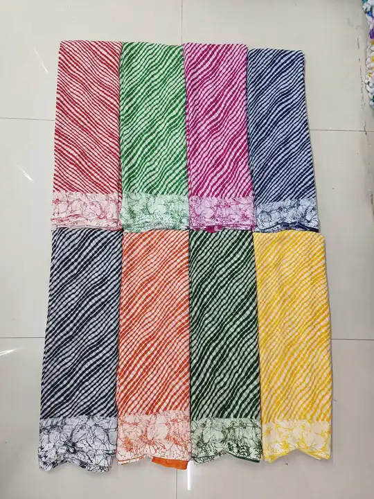 Pure weightless print saree uploaded by Marwadi Businessmen on 7/22/2023