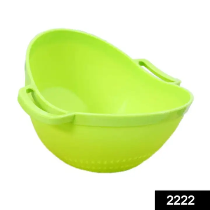 2222 Multipurpose Fruit Vegetable Strainer Colander Bowl with... uploaded by DeoDap on 7/22/2023