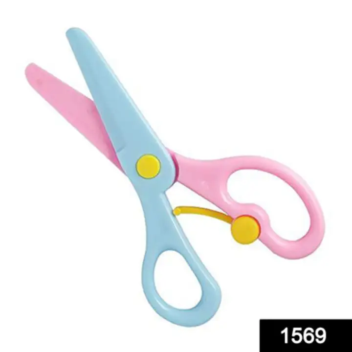 1569 Kids Handmade Plastic Safety Scissors Safety Scissors uploaded by DeoDap on 7/22/2023