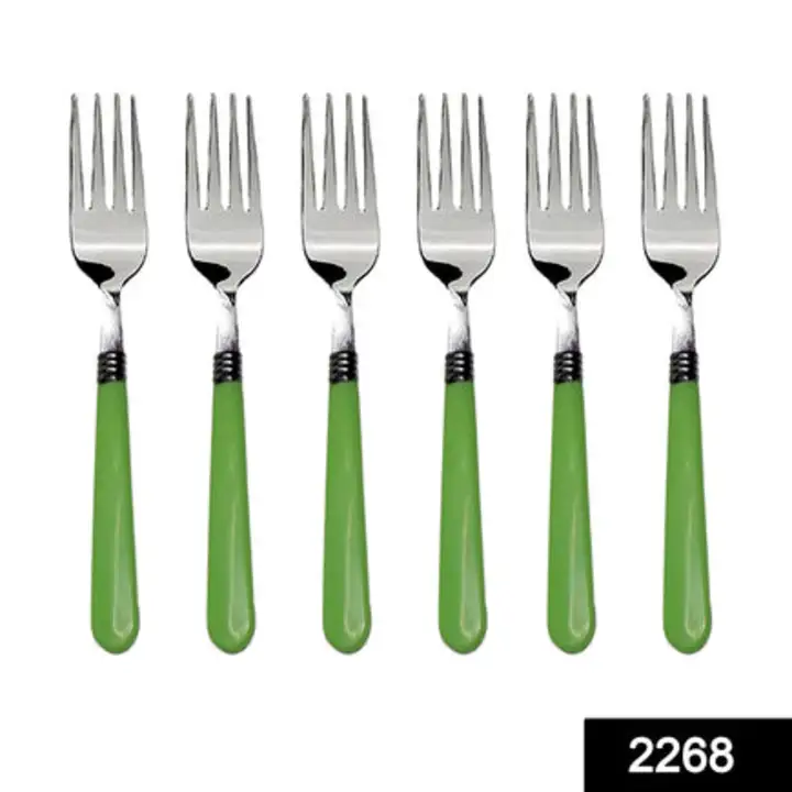 2268 Stainless Steel Forks with Comfortable Grip Dining... uploaded by DeoDap on 7/22/2023