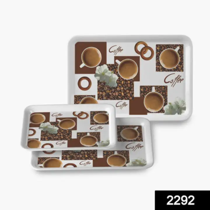 2292 Serving Tray Set (Pack of 3 Pcs)... uploaded by DeoDap on 7/22/2023