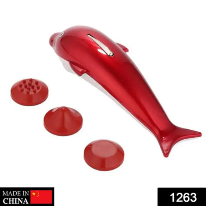 1263 Dolphin Handheld Body Massager for Agony Stress... uploaded by DeoDap on 7/22/2023