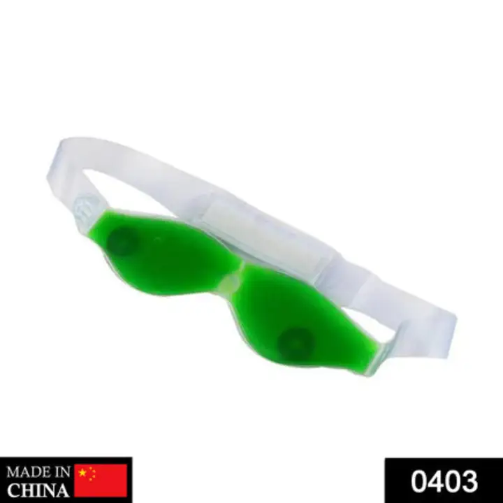 403 Cold Eye Mask with Stick-on Straps (Green) uploaded by DeoDap on 7/22/2023