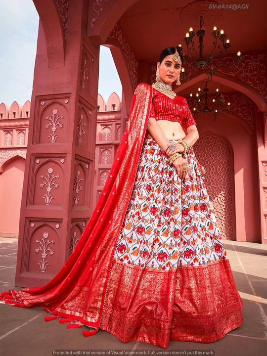 Dola silk lehenga  uploaded by Suyukti Creation on 7/22/2023