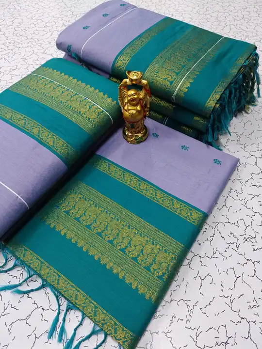 Cotton saree uploaded by business on 7/22/2023