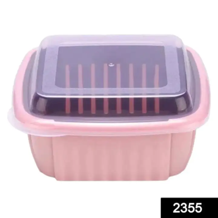 2355 Double Layer Food Drainer Washing Basket with... uploaded by DeoDap on 7/22/2023