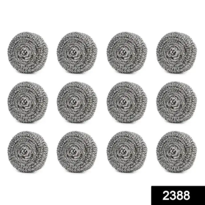 2388 Round Shape Stainless Steel Ball Scrubber (Pack... uploaded by DeoDap on 7/22/2023