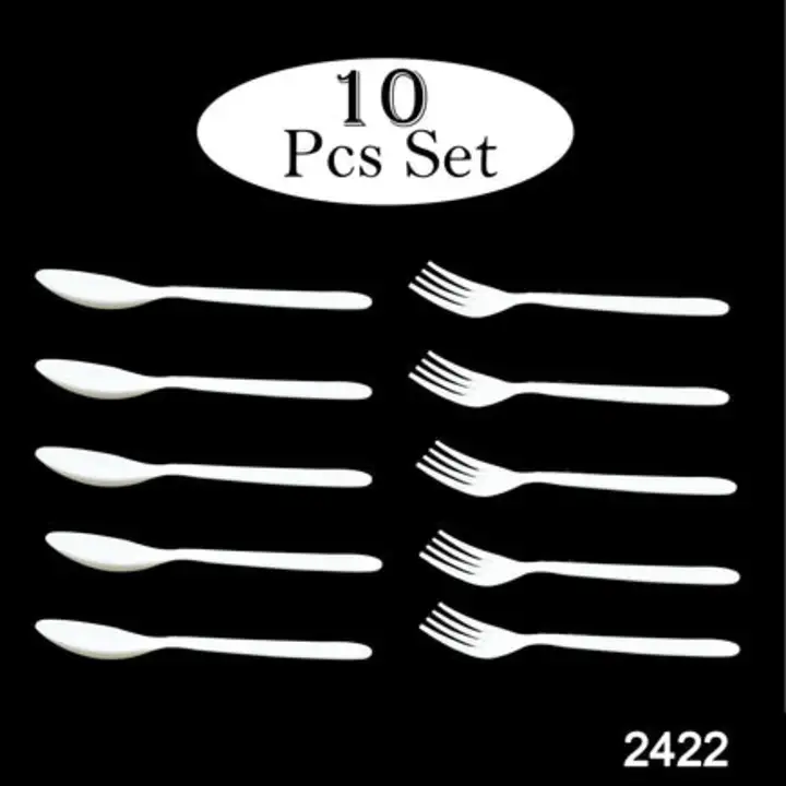 2422 Dinnerware Cutlery Premium Plastic Spoon And Fork... uploaded by DeoDap on 7/22/2023