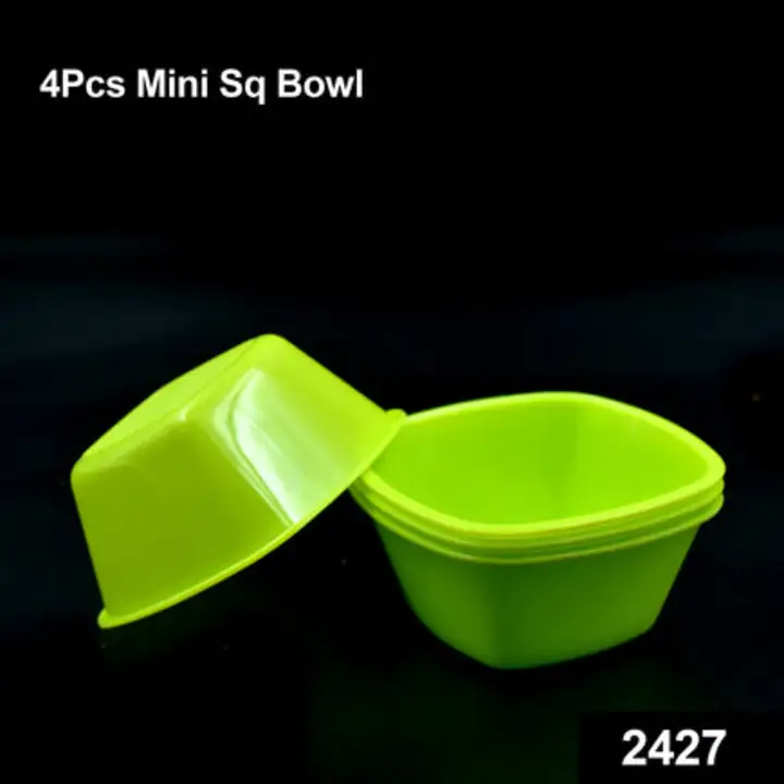 2427 Square Plastic Bowl For Serving Food (Pack... uploaded by DeoDap on 7/22/2023