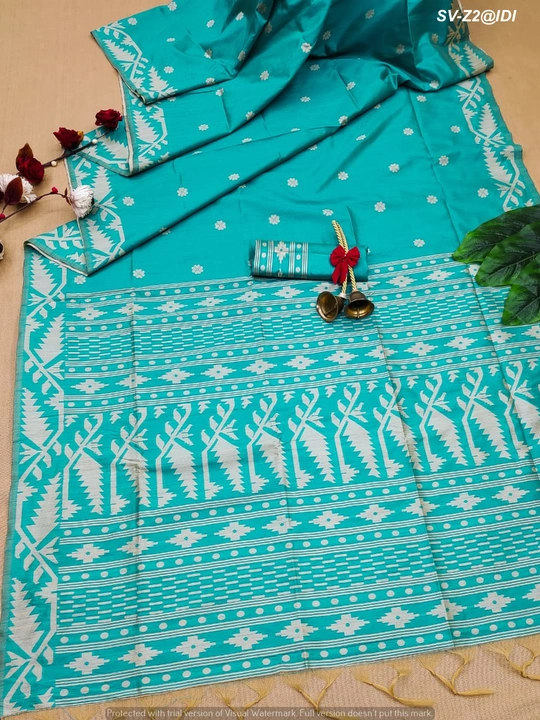 Banglori handloom silk saree  uploaded by Suyukti Creation on 7/22/2023