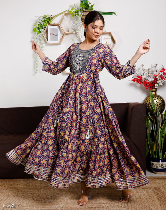 Post image I want 5 pieces of Anarkali kurta set  at a total order value of 500. Please send me price if you have this available.