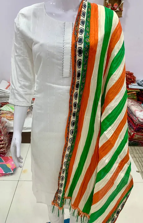 tricolor kurti  uploaded by Divya Fashion on 7/22/2023