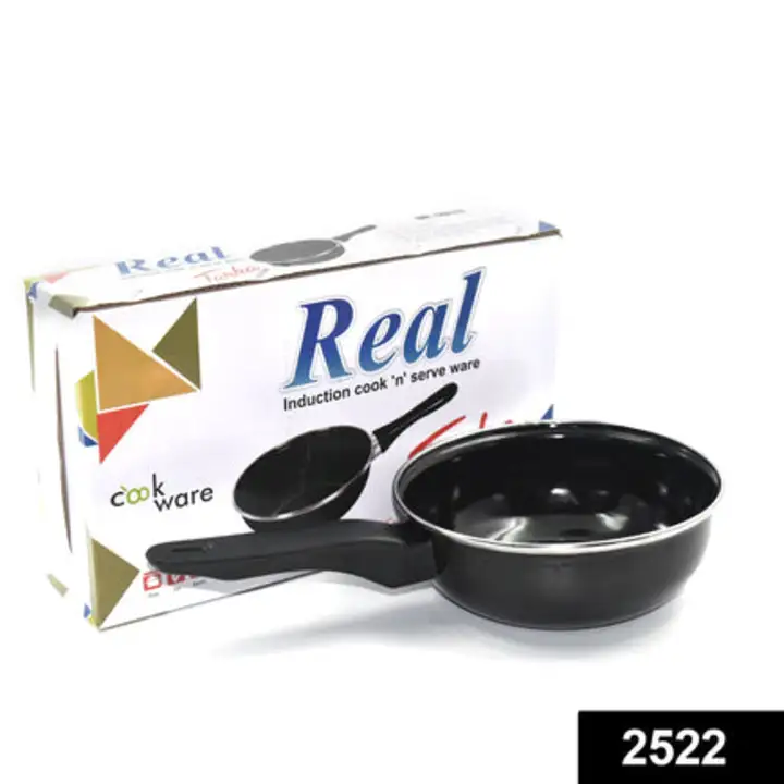 2522 Non-Stick Gas Compatible Fry Pan Without Lid uploaded by DeoDap on 7/22/2023