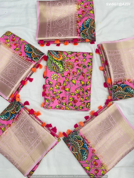 Banarsi handloom katan silk  uploaded by Suyukti Creation on 7/22/2023
