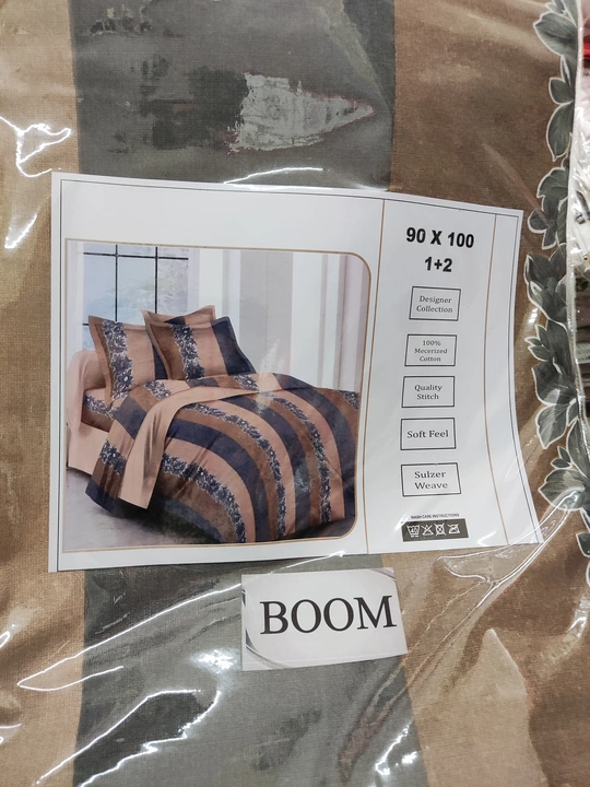 Boom pure cotton bedsheet uploaded by Shyam Sunder & Co. on 7/22/2023