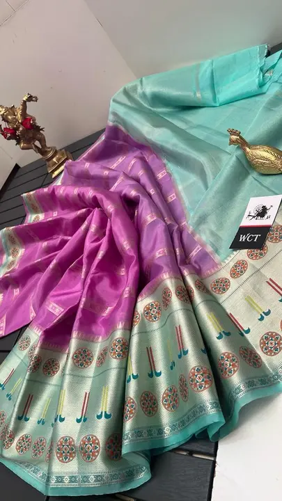 Banarasi daybel wam silk sarees  uploaded by Aabdin silk creation  on 7/22/2023