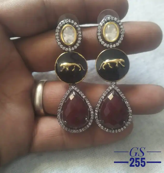 Stone earrings  uploaded by Sb designs on 7/22/2023