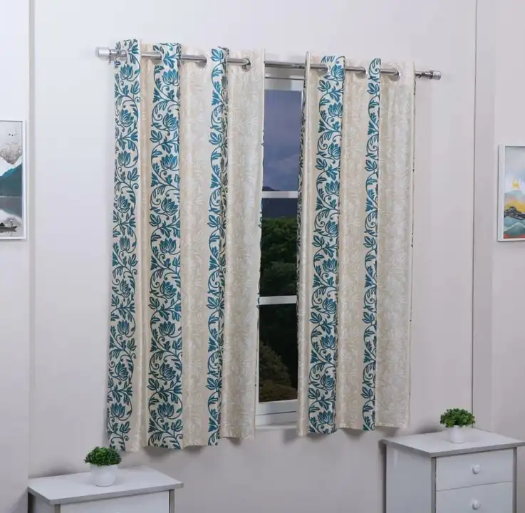 Glory printed curtains 7FT Door set of 1_Rama uploaded by Home max india on 7/22/2023