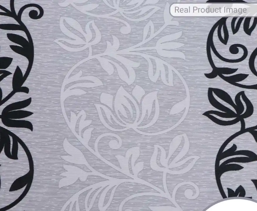 Glory printed curtains 5FT window set of 1_Grey uploaded by Home max india on 7/22/2023