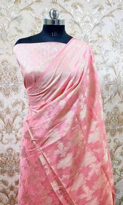Soft quality semi jeorjett silk saree  uploaded by SSSilk on 7/22/2023