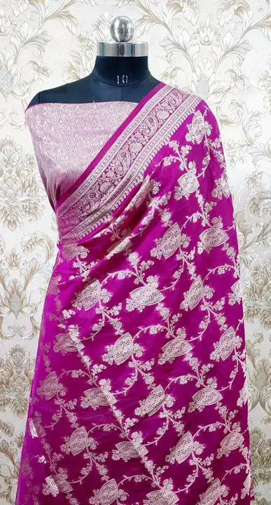 Soft quality semi jeorjett silk saree  uploaded by SSSilk on 7/22/2023
