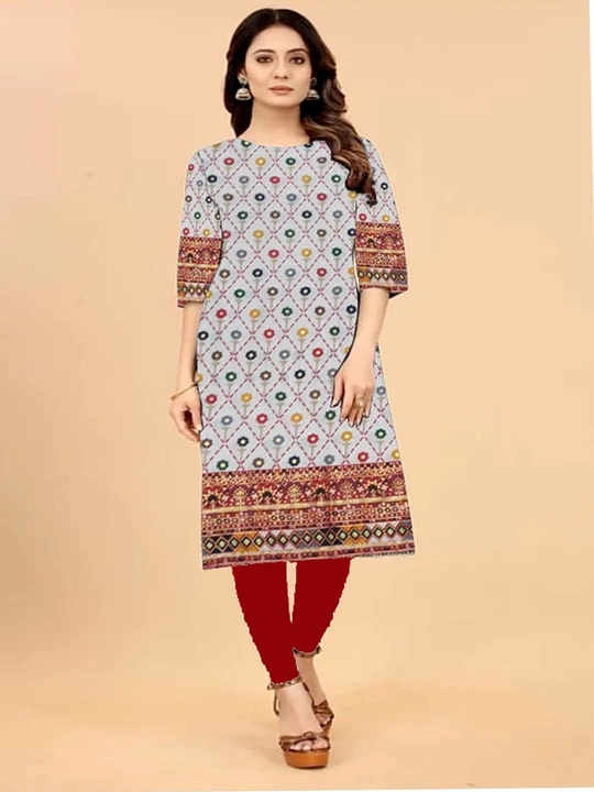 Kasturi Cotton Women kurti uploaded by Gaurikiran fashion on 7/22/2023