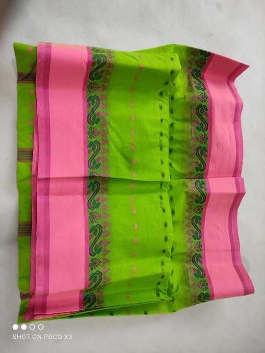 Tant saree 
💐💐💐💐

Pure cotton 

With starch 

 uploaded by Shyam collection on 3/17/2021