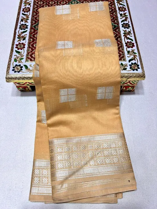Fancy khadi silk sarees  uploaded by Krishna fashion on 7/22/2023