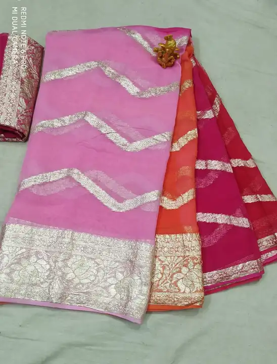 Pure gorjet jari Fabric uploaded by Deepika Designer Saree on 7/23/2023