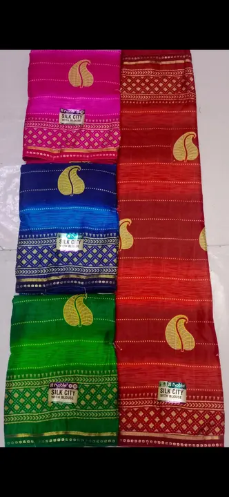 New Item Launched 💫💫💫💫💫
SILK CITY . Rate.
Fabric - Kumari
Fancy Printing With uploaded by Brothers branded costumes on 7/23/2023