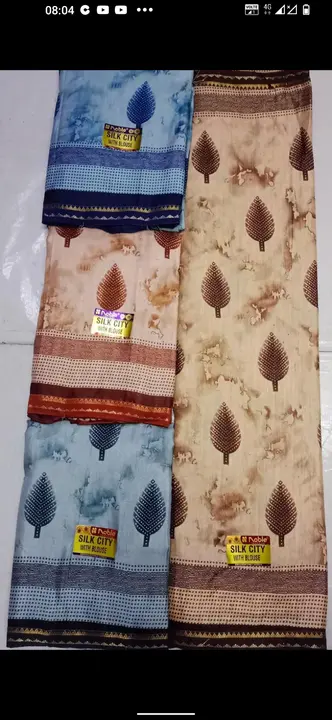New Item Launched 💫💫💫💫💫
SILK CITY . Rate.
Fabric - Kumari
Fancy Printing With uploaded by Brothers branded costumes on 7/23/2023