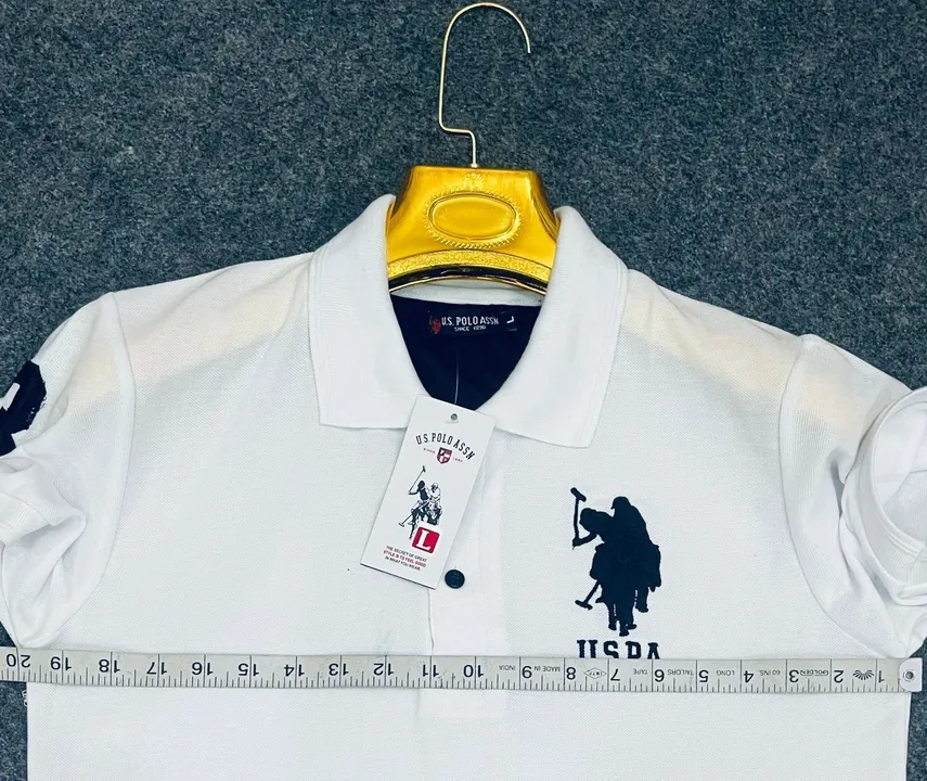 Us polo metty t shirt  uploaded by Panther garments - manufacturing  on 7/23/2023