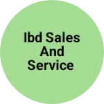 Business logo of Ibd sales and service