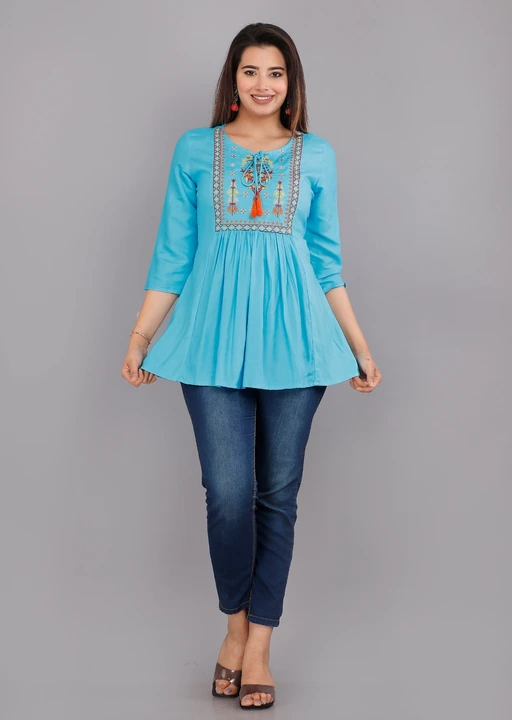 Women Embroidered Stylish Top  uploaded by business on 7/23/2023