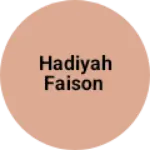 Business logo of HADIYAH FAISON