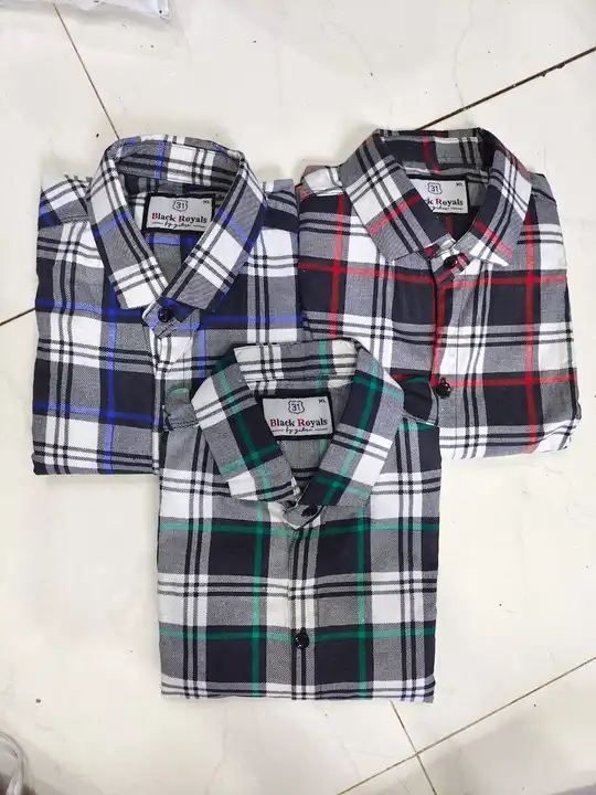 COTTON CHECKS SIZE.M-L-XL uploaded by Amaan garments  on 7/23/2023