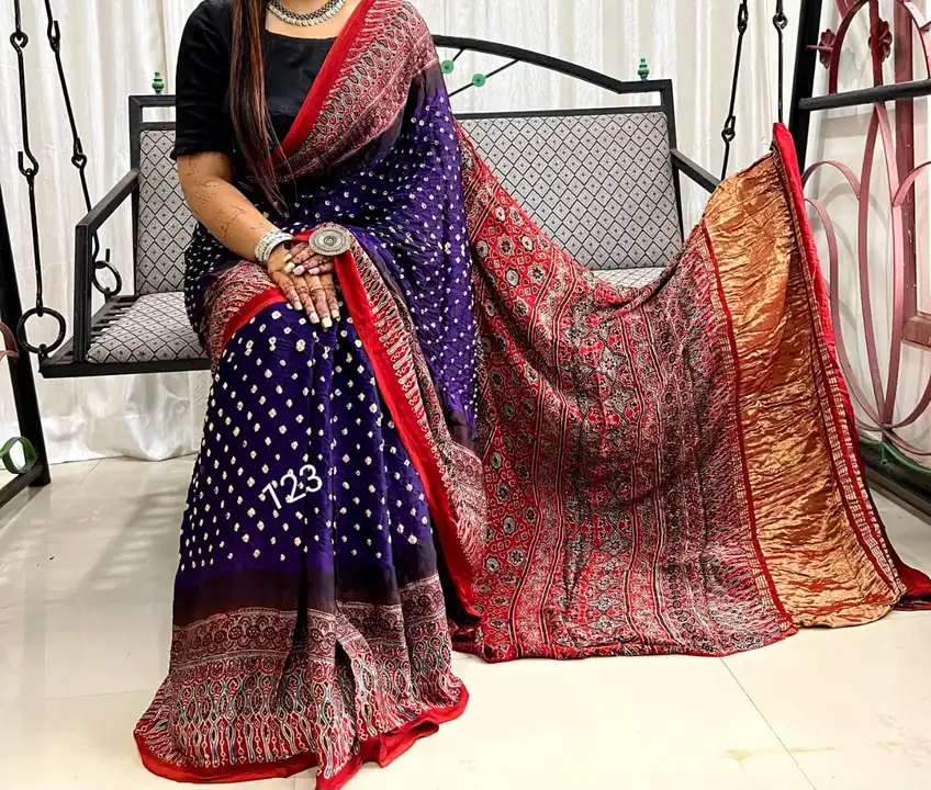 Product uploaded by S.A AJARAKH HEND BALOCK PARINT SAREE on 7/23/2023