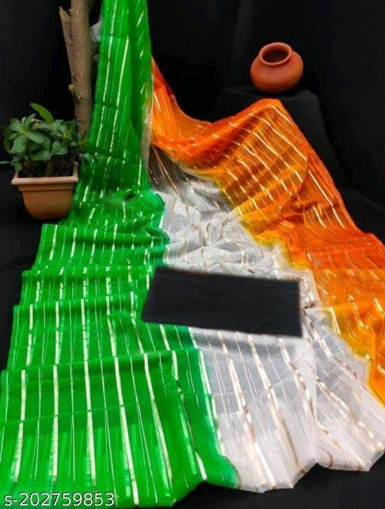 Post image I want 1-10 pieces of Saree at a total order value of 1000. I am looking for Tiranga saree . Please send me price if you have this available.