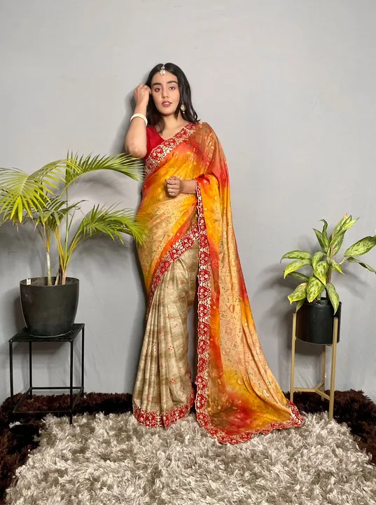 Saree ad uploaded by Divya Fashion on 7/23/2023