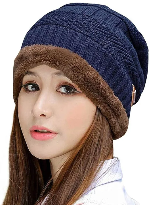 Woolen cap for men and women baine cap scarf Sardi ki topi winter cap  uploaded by business on 7/23/2023