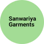 Business logo of Sanwariya garments