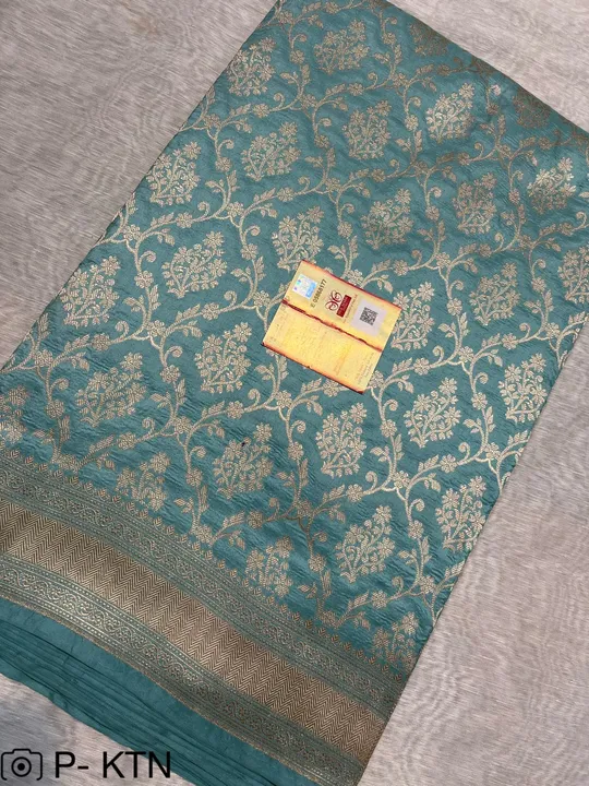 Pure katan silk mark Saree  uploaded by business on 7/23/2023