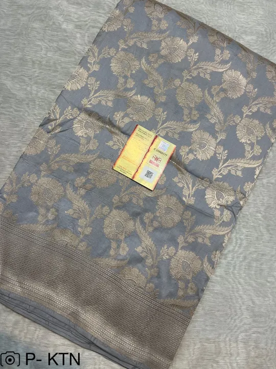 Pure katan silk mark Saree  uploaded by M S fabrics on 7/23/2023
