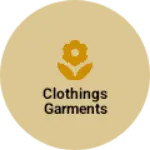 Business logo of Clothings garments