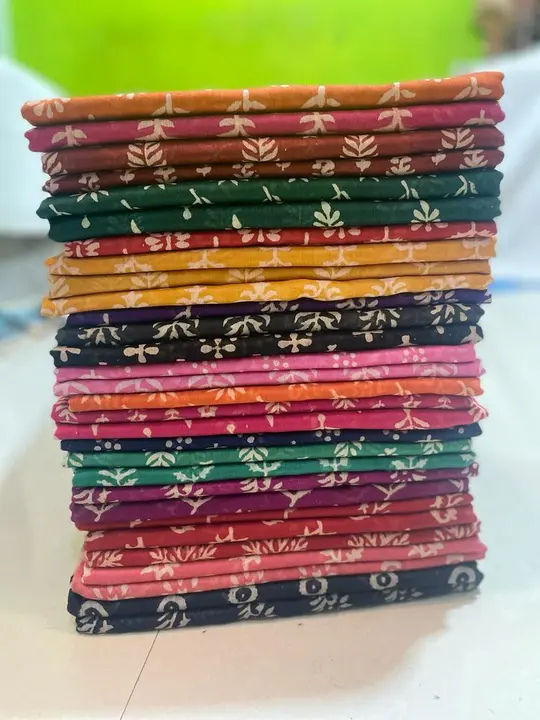 handblock dabu printed saree uploaded by business on 7/23/2023