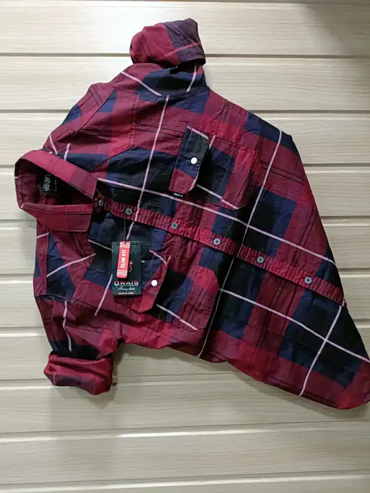 100% COTTON CHECKS DOUBLE POCKET SIZE.M-L-XL uploaded by Apple point on 7/23/2023